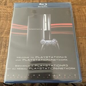 Sealed PS3 Blu-ray Disc DVD Welcome to Playstation 3 Network Game Trailers